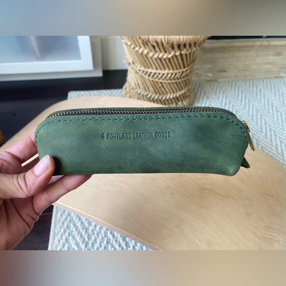 Portland Leather Goods Brushed Green Sidekick